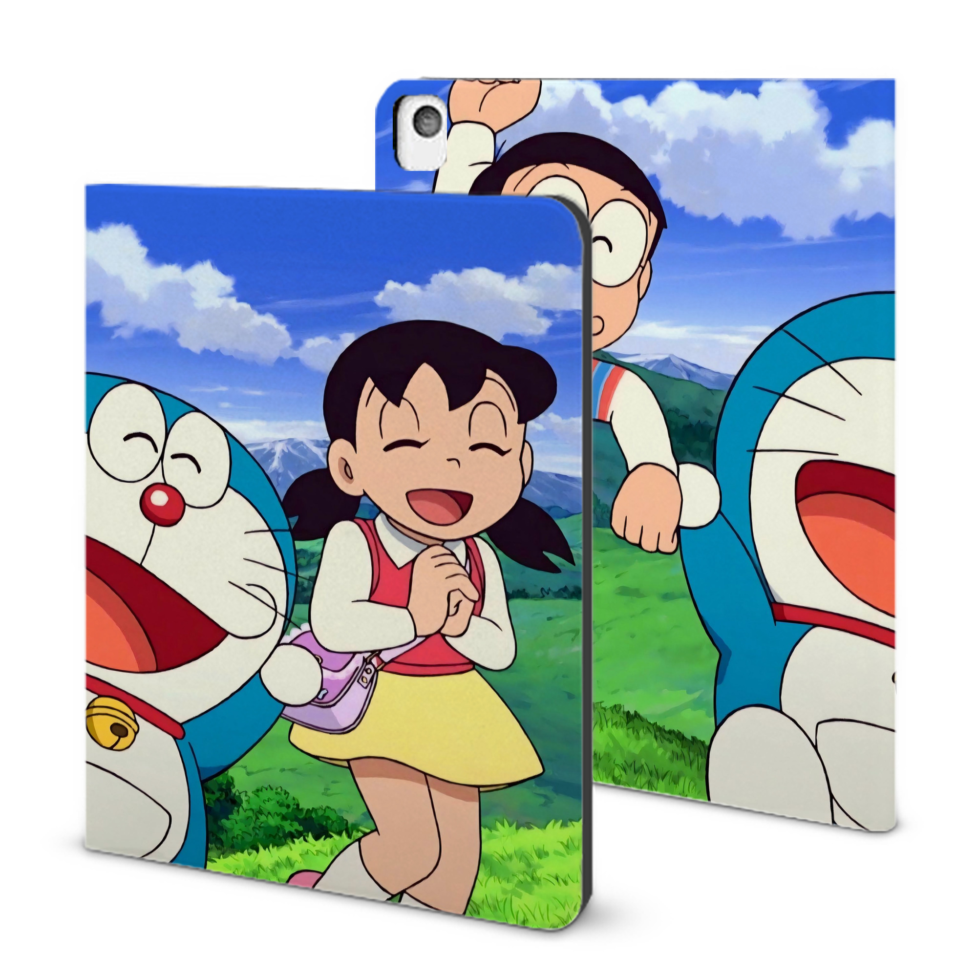 （画像用） ドラえもん Doraemon IPadケース ペンホルダー付き ブックスタイルデザイン